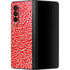 Elephant Print Red Galaxy Z Fold3 5G Skin