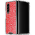 Elephant Print Red Galaxy Z Fold4 5G Clear Case