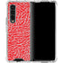 Elephant Print Red Galaxy Z Fold4 5G Clear Case
