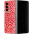 Elephant Print Red Galaxy Z Fold4 5G Skin
