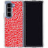 Elephant Print Red Galaxy Z Fold5 5G Clear Case