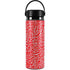 Elephant Print Red Hydro Flask 20oz Wide Mouth Skin