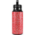 Elephant Print Red Hydro Flask 32oz Wide Mouth Skin
