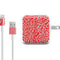 Elephant Print Red iPad Charger (10W USB) Skin