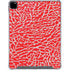 Elephant Print Red iPad Pro 12.9in (2020) Clear Case