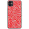 Elephant Print Red iPhone 11 Clear Case