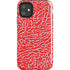 Elephant Print Red iPhone 11 Impact Case