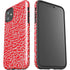Elephant Print Red iPhone 11 Impact Case