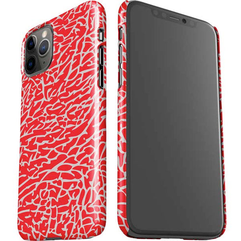 Elephant Print Red iPhone 11 Pro Lite Case
