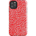 Elephant Print Red iPhone 11 Pro Max Impact Case