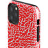 Elephant Print Red iPhone 11 Pro Max Impact Case
