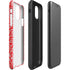Elephant Print Red iPhone 11 Pro Max Impact Case