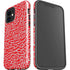 Elephant Print Red iPhone 12 Mini Impact Case