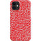Elephant Print Red iPhone 12 Mini Lite Case