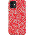 Elephant Print Red iPhone 12 Mini Lite Case