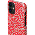 Elephant Print Red iPhone 12 Mini Lite Case