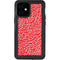 Elephant Print Red iPhone 12 Mini Waterproof Case