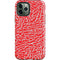 Elephant Print Red iPhone 12 Pro Max Impact Case