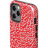 Elephant Print Red iPhone 12 Pro Max Impact Case