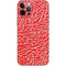 Elephant Print Red iPhone 12 Pro Skin