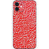 Elephant Print Red iPhone 12 Skin