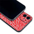 Elephant Print Red iPhone 12 Skin