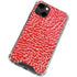 Elephant Print Red iPhone 13 Clear Case