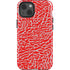 Elephant Print Red iPhone 13 Impact Case