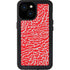 Elephant Print Red iPhone 13 Mini Waterproof Case