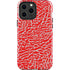 Elephant Print Red iPhone 13 Pro Max Impact Case