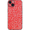 Elephant Print Red iPhone 13 Skin