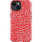 Elephant Print Red iPhone 14 Plus Impact Case