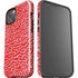 Elephant Print Red iPhone 14 Plus Impact Case