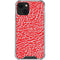 Elephant Print Red iPhone 14 Plus Clear Case