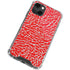 Elephant Print Red iPhone 14 Plus Clear Case