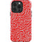 Elephant Print Red iPhone 14 Pro Impact Case