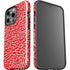Elephant Print Red iPhone 15 Pro Impact Case