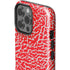 Elephant Print Red iPhone 15 Pro Max Impact Case