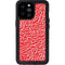 Elephant Print Red iPhone 14 Pro Max Waterproof Case