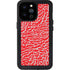 Elephant Print Red iPhone 14 Pro Max Waterproof Case