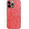 Elephant Print Red iPhone 14 Pro Skin