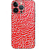 Elephant Print Red iPhone 14 Pro Skin