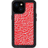 Elephant Print Red iPhone 15 Waterproof Case