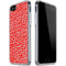 Elephant Print Red iPhone SE (2nd & 3rd Gen) Clear Case