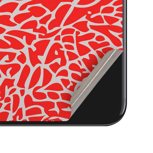Elephant Print Red iPhone SE (2nd & 3rd Gen) Skin