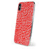 Elephant Print Red iPhone X Skin