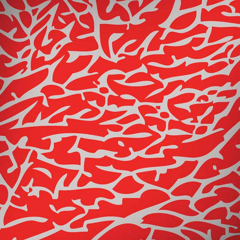 Elephant Print Red iPhone X Skin