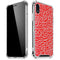 Elephant Print Red iPhone XR Clear Case
