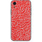 Elephant Print Red iPhone XR Skin