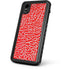 Elephant Print Red iPhone XR Waterproof Case